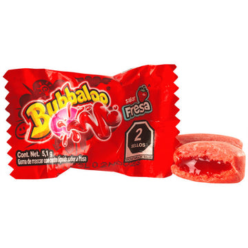 Bubbaloo Gum Fresa 5,1 g (Kurzes MHD: 31.05.2024)