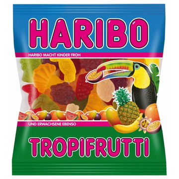 Haribo Tropi Frutti 100g (Kurzes MHD: 31.05.2024)