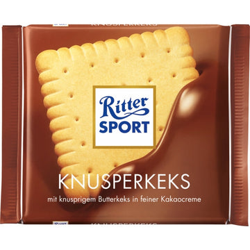Ritter Sport Knusperkeks 100 g (Kurzes MHD: 31.05.2024)