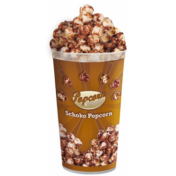 Popcorn Company Schoko Popcorn 170g -  knuspriges Schoko-Popcorn - mmmhh (Kurzes MHD: 11.06.2024)