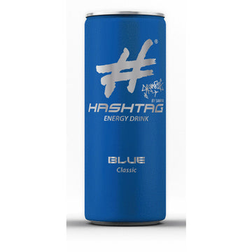 Hashtag Blue Energy Drink Classic 250ml - der blaue Kick