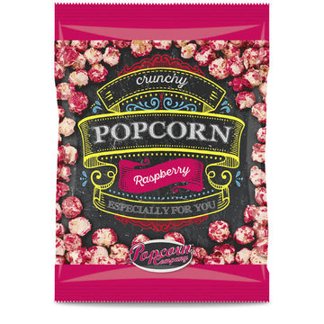 Crunchy Popcorn Raspberry 100g - Himmlisch Himbeerig (Kurzes MHD: 07.05.2024)