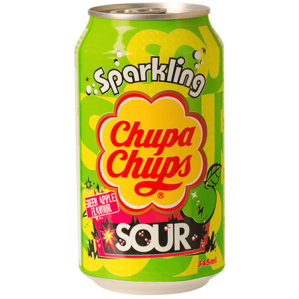 Chupa Chups Sparkling Sour Green Apple 345 ml
