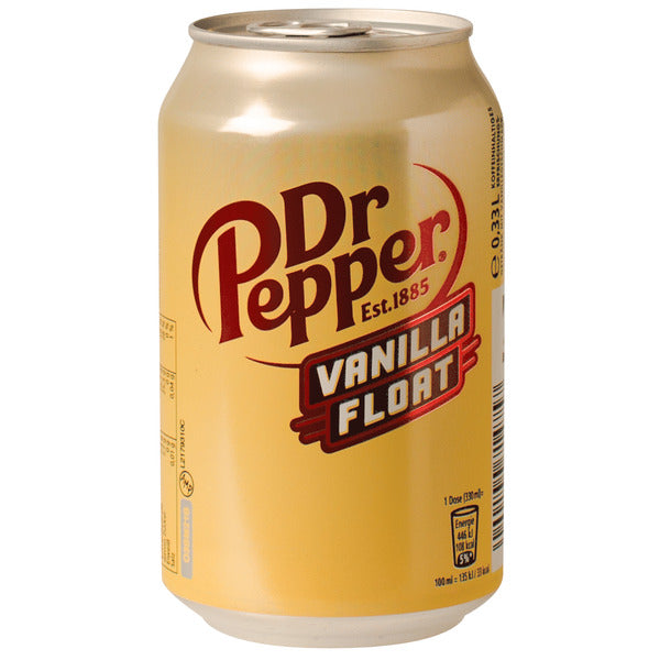 Dr Pepper Vanilla Float 330 ml - classical American Delight!