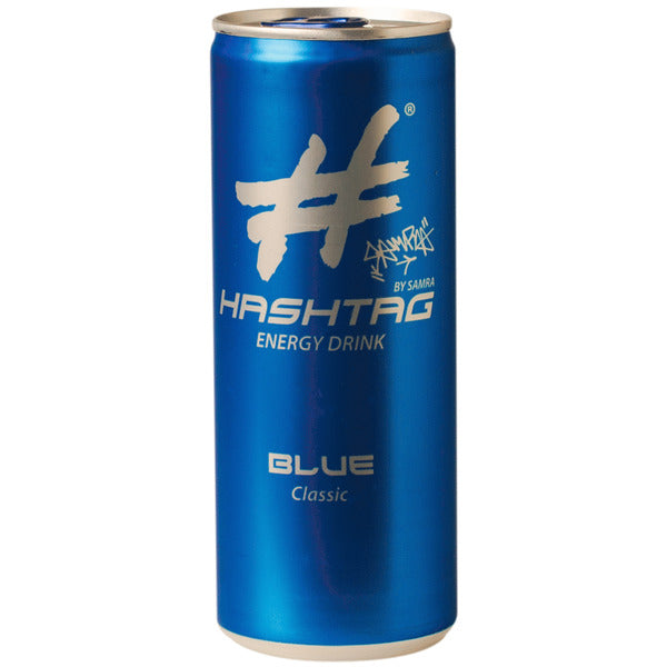Hashtag Blue Energy Drink Classic 250ml - der blaue Kick