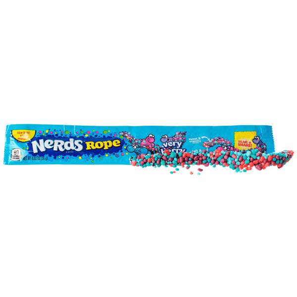 Nerds Ropes Very Berry 26gr - very nerdy! (Kurzes MHD: 31.05.2024)