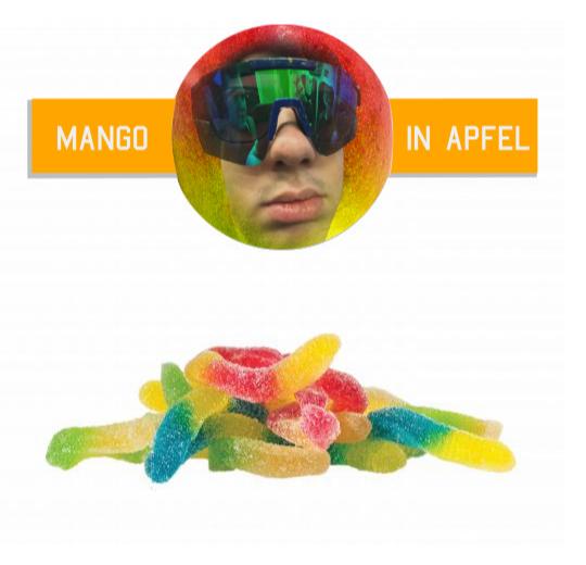 Saure Glühwürmchen im Tiegel (175g) mit Banderole