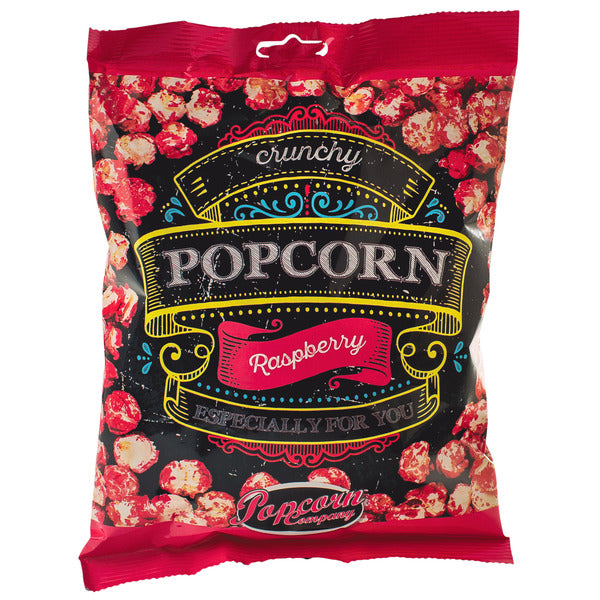 Crunchy Popcorn Raspberry 100g - Himmlisch Himbeerig