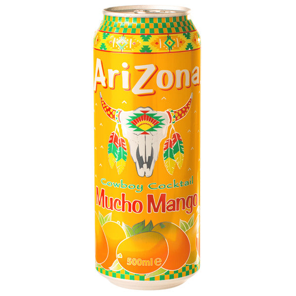 AriZona Cowboy C. Mucho Mango 500ml - mucho sabor! (Kurzes MHD: 31.03.2025)