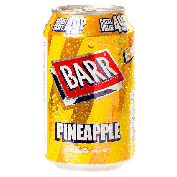 Barr Pineapple 330ml - so ananassig! (Kurzes MHD: 30.09.2025)