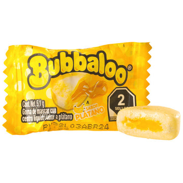 Bubbaloo Gum Platano 5,1 g (Kurzes MHD: 31.10.2023)