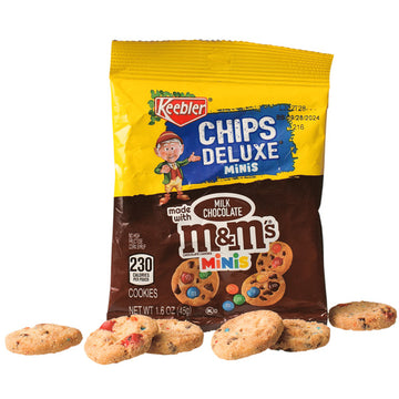 Keebler M&M Cookies Bite Size 45g - der perfekte Schoko-Happen