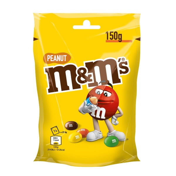 m & m´s Peanut 150 g Beutel - sooo peanutty... (Kurzes MHD: 08.10.2023)