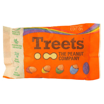 Treets Peanuts Rainbow 185g  im Papierbeutel (Kurzes MHD: 28.05.2024)