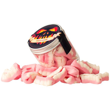 Dracula Zähne im Tiegel (150g) mit Banderole!