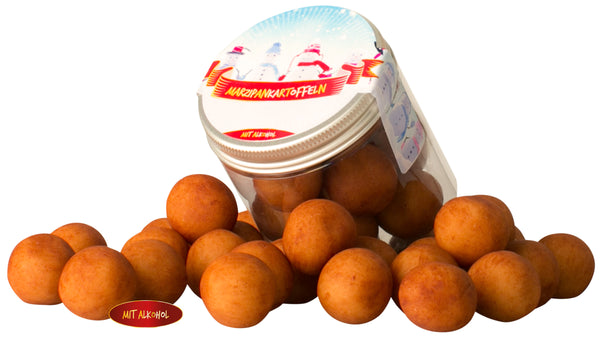 Marzipankartoffeln im Tiegel (160g) mit Banderole!