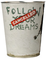 Metalleimer Banksy Follow your Dreams, 3,8L