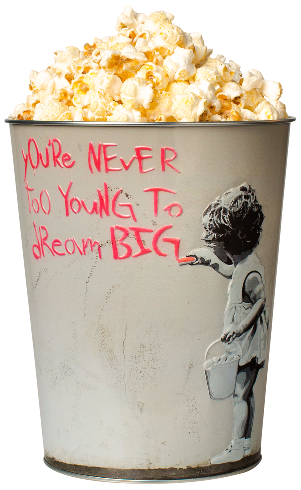 Metalleimer Banksy Dream Big, 3,8L