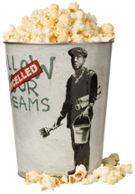 Metalleimer Banksy Follow your Dreams, 3,8L