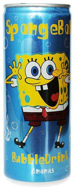 Sponge Bob Bubble Drink - Ananas 250 ml