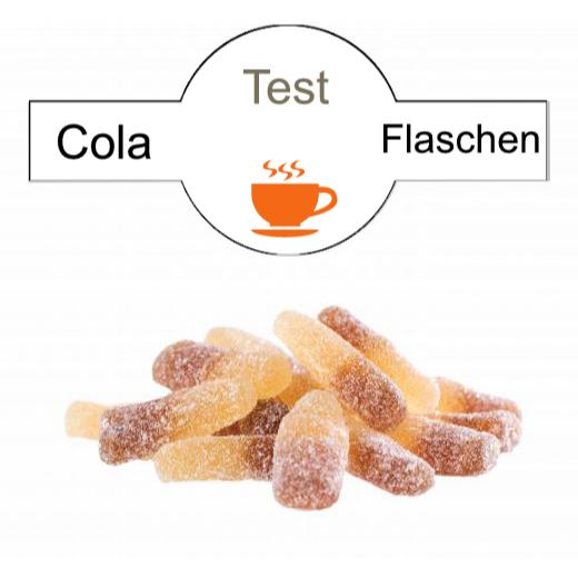Saure Cola Flaschen im Tiegel (125 g) mit Banderole