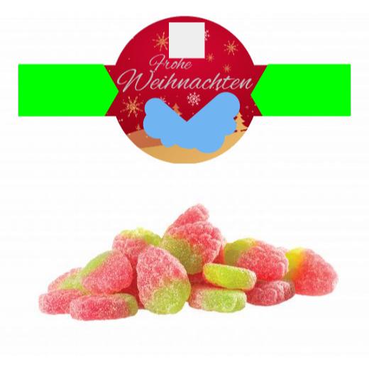 Vegane Saure Erdbeeren im Tiegel (175 g) mit Banderole