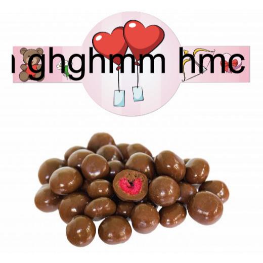 Schokolierte Himbeeren, gefriergetrocknet im Tiegel (150 g) mit Banderole