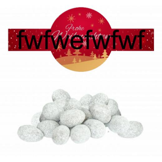 Schokolierte Mandeln im Tiegel (150 g) mit Banderole