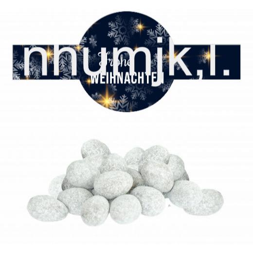 Schokolierte Mandeln im Tiegel (150 g) mit Banderole