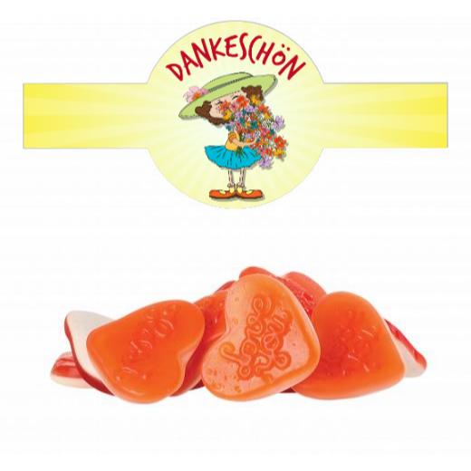 Liebesherzen im Tiegel (130 g) mit Banderole