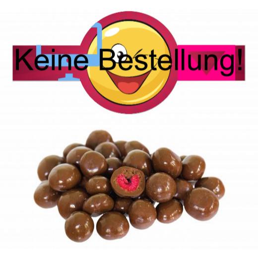 Schokolierte Himbeeren, gefriergetrocknet im Tiegel (150 g) mit Banderole