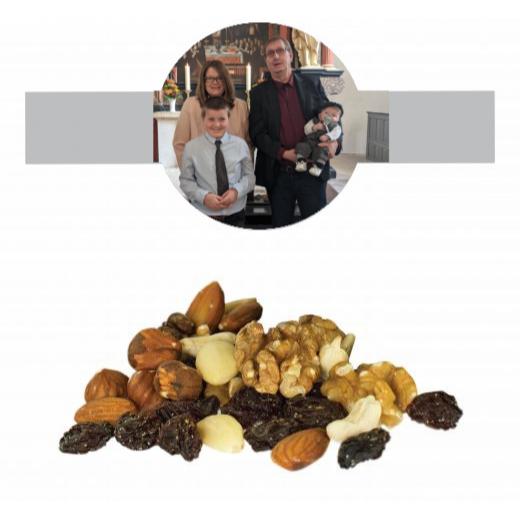 Studentenfutter im Tiegel (150 g) mit Banderole