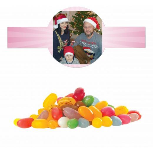 Jelly Beans süß Mix im Tiegel (200g) mit Banderole