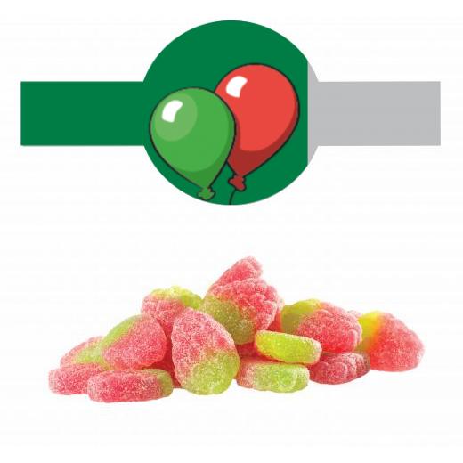 Vegane Saure Erdbeeren im Tiegel (175 g) mit Banderole