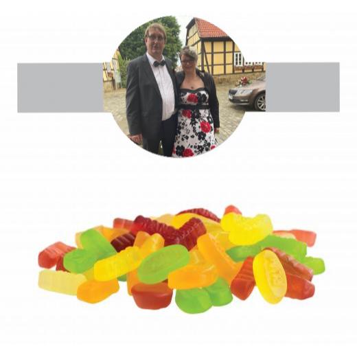 Weingummi im Tiegel (175 g) mit Banderole