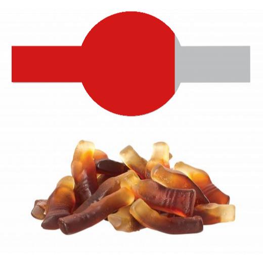 Cola Flaschen im Tiegel (175g) mit Banderole