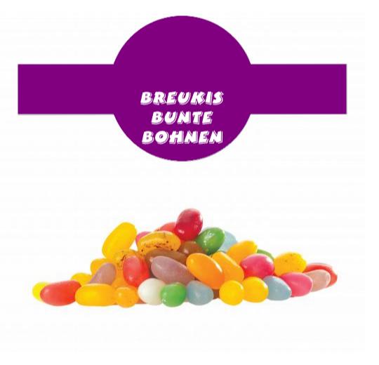 Jelly Beans süß Mix im Tiegel (200g) mit Banderole