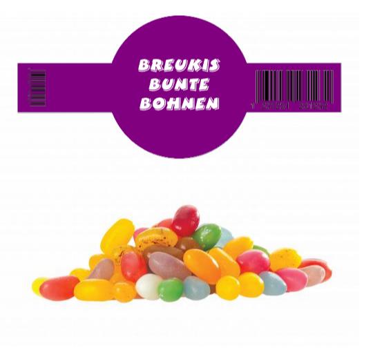 Jelly Beans süß Mix im Tiegel (200g) mit Banderole
