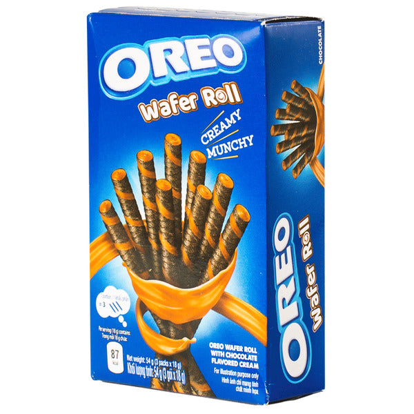 Oreo Wafer Roll Chocolate 54g - Choc'n Roll