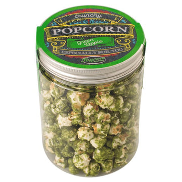 Crunchy Popcorn Green Apple 130 g - bester süß-saurer Apfel-Genuss