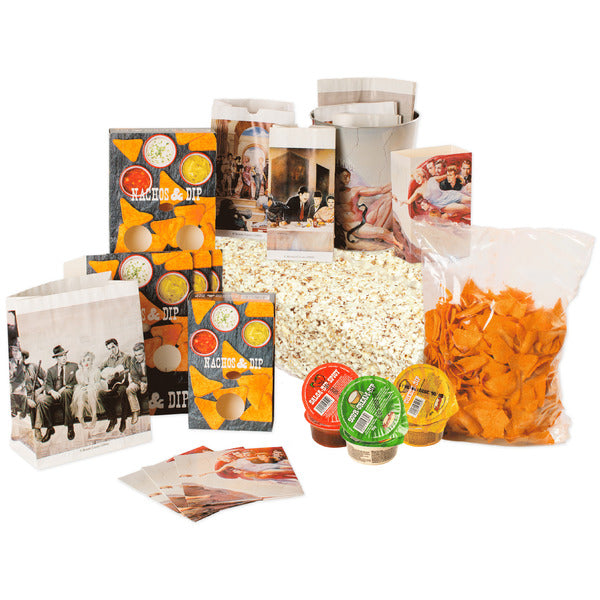 Popcorn- und Nacho Paket XL - sooo lecker - wie im Kino