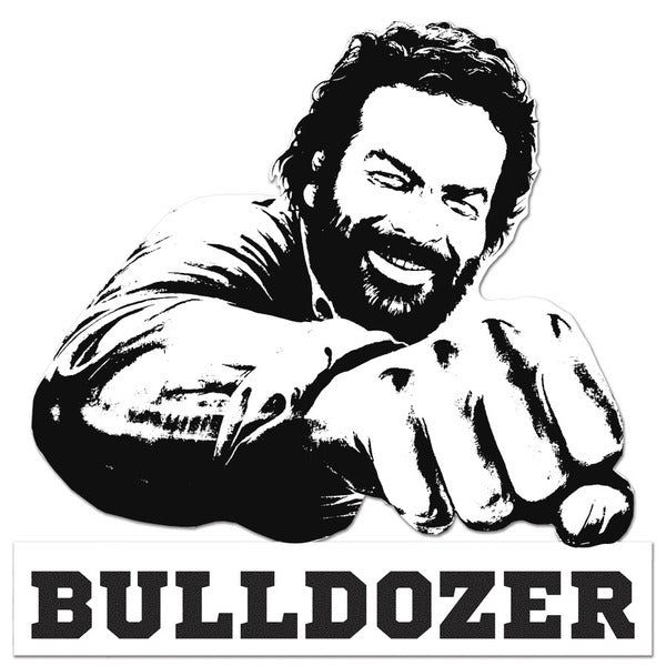 Bud Spencer 3D Blechschild "Bulldozer"