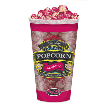Crunchy Popcorn Raspberry 125g - pretty in pink
