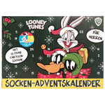 Socken-Adventskalender mit Loony Tunes Motiven (Herren 43 - 46)