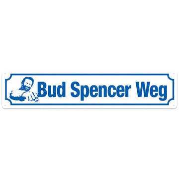 Bud Spencer Straßenschild "Bud Spencer Weg"